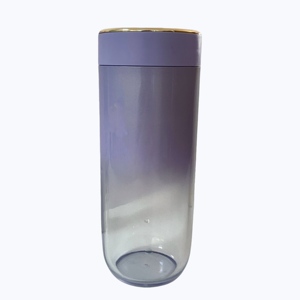Vaso Mezclador Recargable por USB, 600 ml, Diseño de Doble Tapa, 2 Cuchillas de Acero Inoxidable, Batería de 1200 mAh, Uso Doméstico y al Aire Libre - Product Image 1