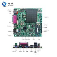 Carte mère d'usine avec processeur Intel J1900 DDR3 MSATA VGA HD LVDS 2 LAN 6 COM Mini PCIE Mini Itx Carte mère industrielle