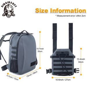 Wholesale Custom Large Capacity Nylon Tactical <b>Backpack</b> <b>Waterproof</b> Hiking Bag for Men for Outdoor Usage - Product Image 4