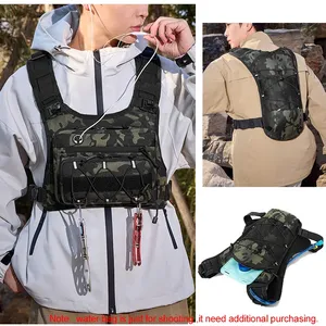 Mochila de pecho para correr, chaleco deportivo para exteriores, mochila para senderismo, carrera, maratón, bolsa táctica deportiva para hombres y mujeres, mochila de camping - Product Image 2
