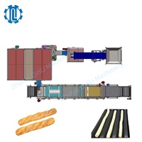 Machine à pain automatique QINLI haute capacité, ligne de formage de pâte à baguette avec acier inoxydable 304 de qualité alimentaire