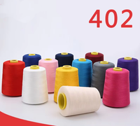 Fil à broder en polyester 100% - Modèle 402 - Code 8000y - Fil plat pour machine à coudre à grande vitesse - Bordure de verrouillage