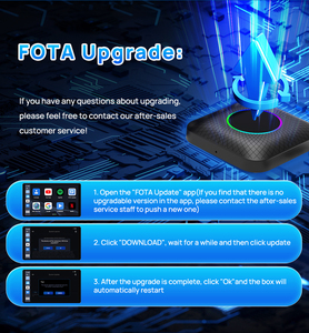 Nhà máy trực tiếp 8G + 128G Android 13 không dây Carplay Adapter hỗ trợ OTA trực tuyến nâng cấp DVD player Xe Carplay - Product Image 2