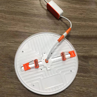 Panneau LED rond dissimulant 12w 18w 24w Panneau LED rond pour plafonnier