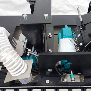 USA phổ biến tự động cạnh dải Máy ép nhiệt máy với cạnh dải cắt tỉa pulishing và kết thúc cắt - Product Image 3