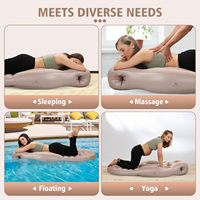 Coussin de grossesse gonflable avec trou pour le ventre, matelas pneumatique de maternité pour dormeurs sur le ventre, tapis de yoga pour femmes enceintes, lit flottant pour piscine