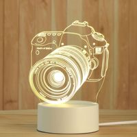 Lampe de nuit 3d Illusion pour enfant, ballon de Football, capteur tactile, veilleuse à distance pour enfants, décoration de chambre à coucher, lampe de Table de Football, cadeau