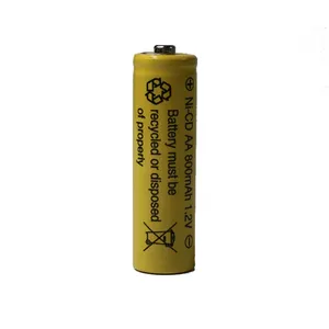 Giấy chứng nhận CE ROHS Alkaline pin 1300mAh công suất cao 3AAA ni CD Nickel Cadmium Pin cho máy dò