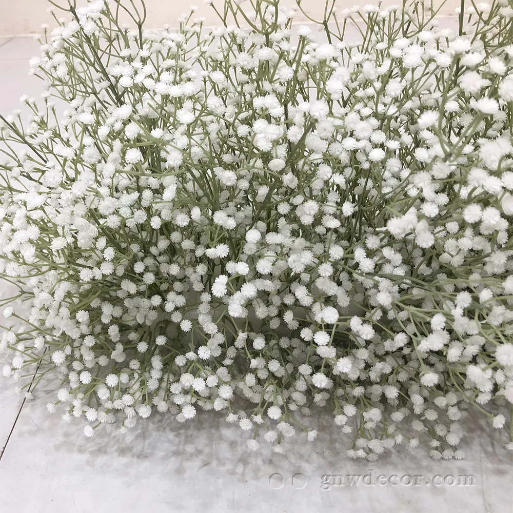 GNW 웨딩 중심 인공 꽃 러너 꽃 GarlandDecoration 녹지 테이블 러너 꽃 Babybreath 뜨거운 주제