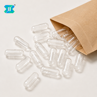HPMC coquilles de capsules végétariennes hypromellose à base de plantes sans OGM faible teneur en eau stable pour les API