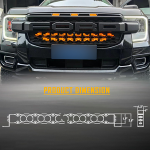 Premium LED Light Bar 12-24V DC Amber LED Bar para Offroad Car 4wd Truck Tractor - Product Image 6