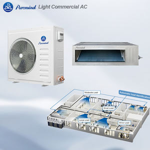 เครื่องปรับอากาศแบบท่อสำหรับธุรกิจขนาดเล็ก 18000-60000 บีทียู ความเร็วคงที่ ใช้สารทำความเย็น R410A แรงดันไฟฟ้า 220V รุ่น T1 ดีไซน์บาง เสียงเบา เหมาะสำหรับร้านค้าขนาดเล็ก - Product Image 1