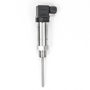 Sensor Suhu Ss304 2 Kawat Output 4-20mA, Transmitter Suhu PT100 RTD Cerdas DC24V dengan Layar LCD dan Pencatat Data - Product Image 2