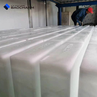 Équipement de production de glace de 15 tonnes par jour, machine à glace en blocs automatique pour l'industrie, pour la pêche