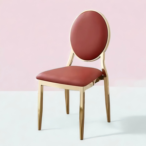 Hot bán giá rẻ Vàng Stackable thiết kế PU da Nhung Vòng trở lại sắt khách sạn ghế tiệc tổ chức sự kiện khách sạn ghế - Product Image 1