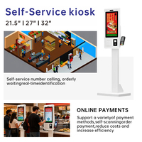 Máquina de Autoservicio para Registro en Hoteles, PC Todo en Uno con Pantalla Táctil, Carga de Celulares, Escáner de Código QR, Android, LCD, SDK, Kiosco