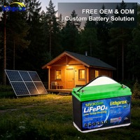 Batería de ciclo profundo LiFePO4 para almacenamiento en el hogar, 12V 300AH, Grado A, impermeable, 6K ciclos, RS485, conector Anderson, CE, RoHS, IP67, servicio OEM y ODM