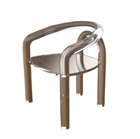 Chaises d'art en acrylique personnalisées, design transparent, chaises de salon avec service de découpe, respectueuses de l'environnement