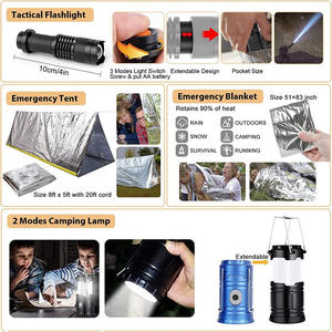 Dapat disesuaikan DIY mendaki baja alat bertahan hidup darurat perjalanan tas penyelamatan peralatan berkemah luar ruangan perlengkapan bertahan hidup profesional Kit - Product Image 5