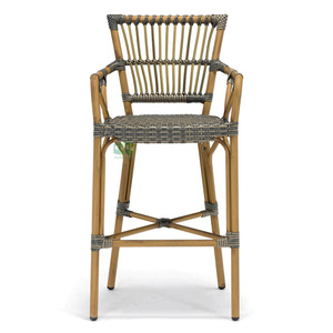 (E3016bar) Mobilier <span class=keywords><strong>de</strong></span> loisirs, personnalisation, hôtel, restaurant, <span class=keywords><strong>chaise</strong></span> <span class=keywords><strong>haute</strong></span> <span class=keywords><strong>en</strong></span> rotin tressé pour discothèque, pub - Product Image 4