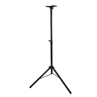 Soporte de Altavoz de Metal Reforzado con Doble Base Plana para Escenario, con Trípode