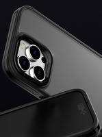 Coque de téléphone portable en TPU+PC givré anti-rayures avec cadre métallique simple pour OnePlus ACE 6T