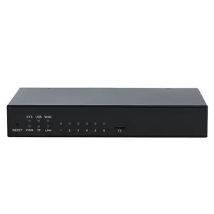 Yeni varış IP PBX UC200-15 60 SIP kullanıcısı, 15 eşzamanlı çağrı VOIP SIP PBX telefon sistemi orta ve küçük ofis