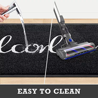 Tapis de bienvenue en relief personnalisé, paillassons unis, PVC, imperméables pour le salon, vente en gros