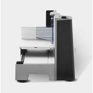 Machine à trancher la viande <span class=keywords><strong>pliable</strong></span>, <span class=keywords><strong>trancheuse</strong></span> à viande <span class=keywords><strong>électrique</strong></span>, <span class=keywords><strong>trancheuse</strong></span> à aliments de charcuterie avec deux lames amovibles en acier inoxydable - Product Image 3