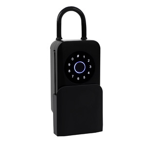Boîte à clés intelligente Tuya BLE en métal pour extérieur, étanche, avec déverrouillage par empreinte digitale, carte, application, mot <span class=keywords><strong>de</strong></span> <span class=keywords><strong>passe</strong></span>, clé, montage mural - Product Image 1