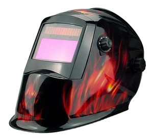 HMT 패턴 맞춤 태양 자동 어두워지는 용접 헬멧 무단 조절 보기 영역 100x49mm - Product Image 1