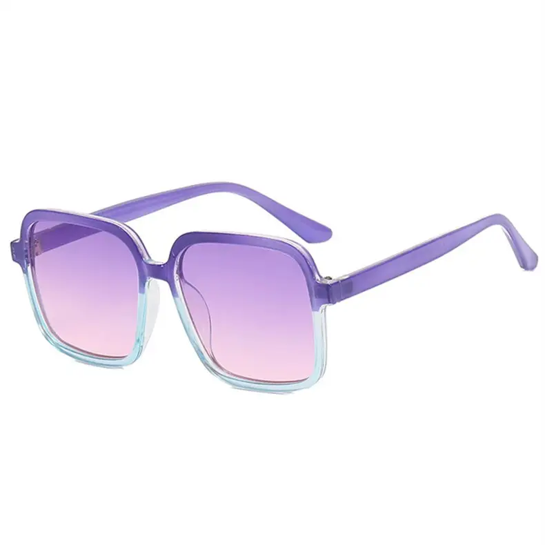 DL Glasses new designer kid sun glasses custom logo boys shades girls fashion square pink colorful cute sunglasses