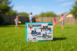 Pistola de Juguete Eléctrica de Agua P90, de Plástico, Unisex, para Jugar al Aire Libre, en Caja de Color - Product Image 2