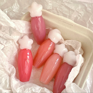 Bán Buôn Rỗng Màu Hồng Dễ Thương Nhựa Hình Dạng Ngôi Sao Đầu Rỗng Lip Gloss Ống Với Cổ Tích Dính Lip Balm <span class=keywords><strong>Container</strong></span> Mỹ Phẩm Bao Bì - Product Image 1