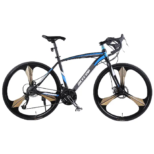 Stokta toptan ucuz fiyat erkek alaşım alüminyum çerçeve moda OEM 700c hibrid yol bisikleti yarış bisiklet 700c
