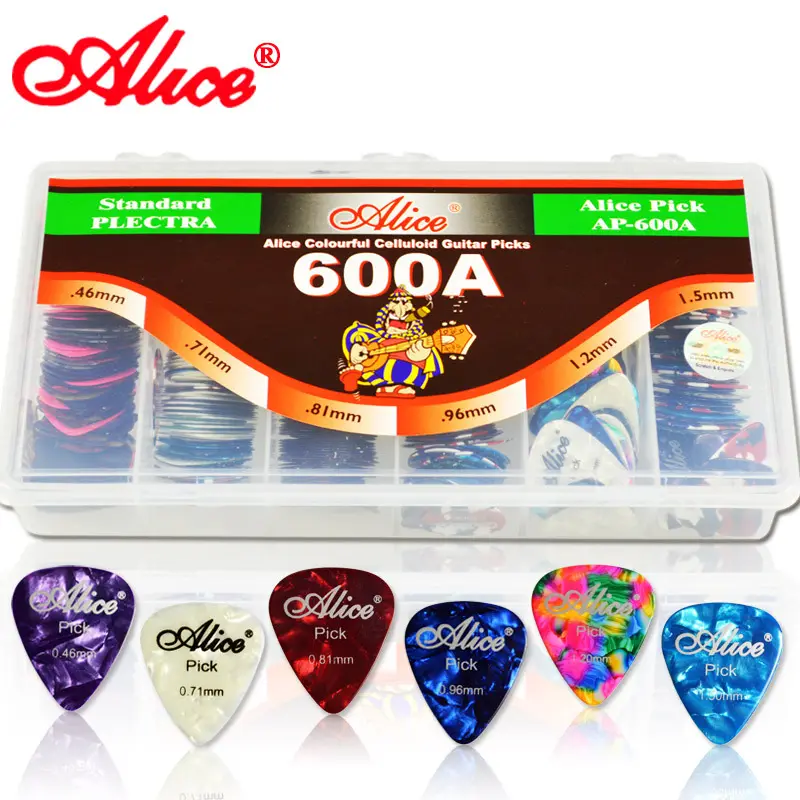 original Alice AP-600A guitar pick Celluloid high quality electric guitar picks musical instrument accessory