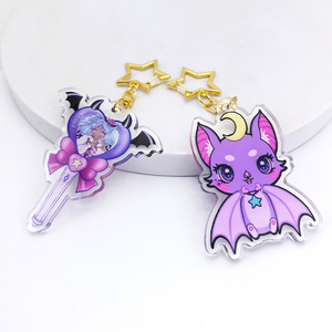 Wholesale Custom Acrylic <b>Anime</b> Double-Sided Digital Printing Key Chain Fashion Trend Promotion Gift Bag Hanging Decoration - Product Image 3