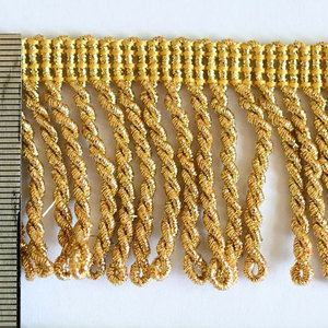 Custom Bullion Wire <b>Tassel</b> Fringes for Garment & Decorative Use with All Design and Color Options Lightweight High Quality - Product Image 1