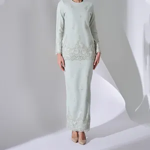 新设计OEM ODM baju kurung批发马来西亚abaya穆斯林服装设计baju kurung moden