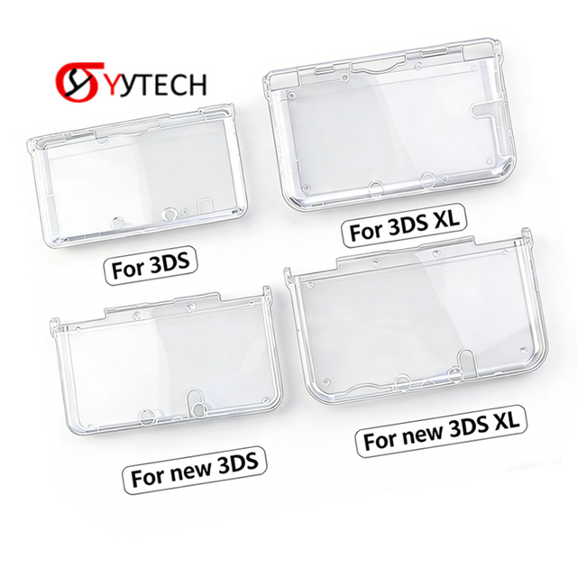 SYYTECH Crystal Transparent Protective Cover Case for Nintendo New 3DS XL 3DS LL Console Game Accessories