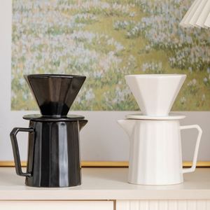 Juego de Café de Goteo Manual Negro, Cerámica, 500 ml, Jarra para Compartir, Filtro, Dispositivo de Preparación, Diseño Moderno Ecológico, Logotipo Personalizado, Café, Té - Product Image 2