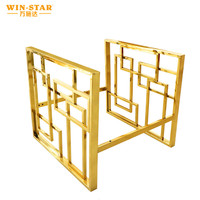 WINSTAR Cadre de canapé en acier inoxydable Cadre de chaise décoratif pour canapé Mécanisme d'inclinaison doré Accessoires de quincaillerie