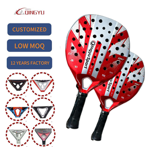 Ensemble <span class=keywords><strong>de</strong></span> raquettes <span class=keywords><strong>de</strong></span> paddle en fibre <span class=keywords><strong>de</strong></span> verre <span class=keywords><strong>de</strong></span> haute qualité Qingyu Sport pour les sports <span class=keywords><strong>de</strong></span> plein air, <span class=keywords><strong>raquette</strong></span> <span class=keywords><strong>de</strong></span> paddle-tennis légère en EVA Softcore pour adolescents - Product Image 1