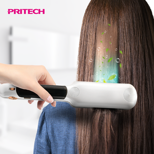 PRITECH Nhiệt Độ Điều Khiển Điện Áp Kép Bàn Ủi Phẳng Titan Chuyên Nghiệp Cho Salon Máy Duỗi Tóc Hồng Ngoại Dùng Cho Tóc - Product Image 4