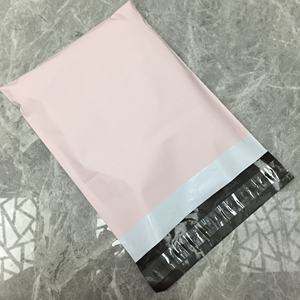 Sac de courrier rose clair, 50 pièces, avec propre logo, <span class=keywords><strong>Amazon</strong></span>, emballage de courrier en plastique personnalisé - Product Image 3