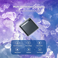 Chargeur rapide GaN multi-ports 100W PD QC3.0 PPS, adaptateur secteur mural, prise US, pour ordinateurs portables et appareils mobiles, approvisionnement en gros