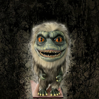 Heysey Horror Furry Monster Critters Wigs Headpieces Handmade Halloween Prop Plush Toy Mini Decor Ornament for Haunted House
