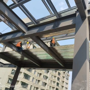 Structure d'entrepôt préfabriquée en acier lourd, conception de structure en acier, taille personnalisée, atelier en acier, soudage - Product Image 4