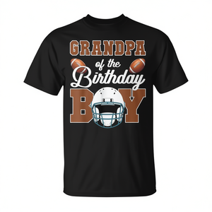 T-shirt assorti pour la famille, pour le fête de football du petit gamin, grand-père du gamin d'anniversaire - Product Image 2