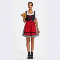 Robe traditionnelle bavaroise pour femme, taille S-XXXL, costume de scène pour équipe de danse, Allemagne